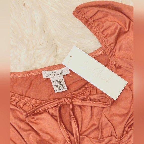 Cropped Top_Salmon Pink_Size Small - Picture 3 of 4